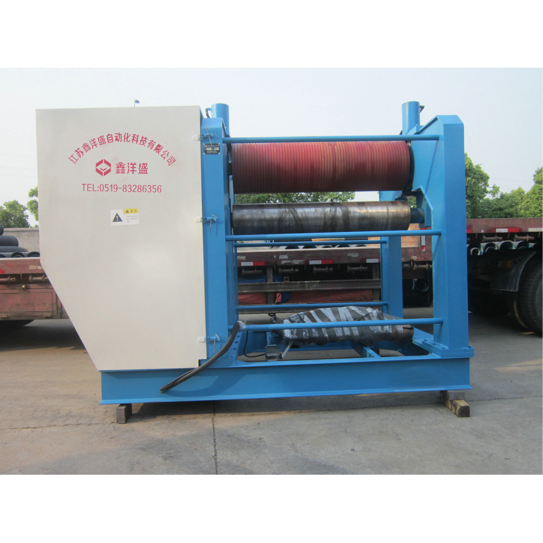 鑫洋盛卷板机全自动卷圆机滚圆机不锈钢卷板机小型铁皮卷管机厂家