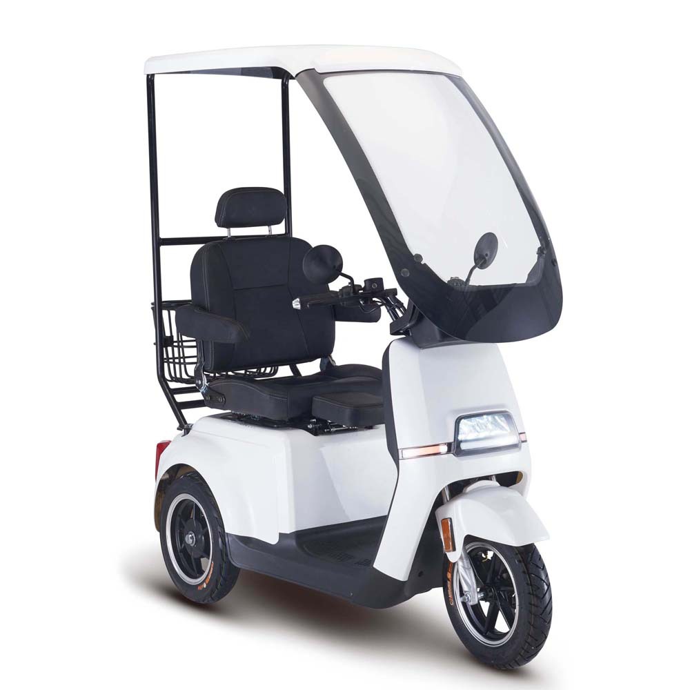 eec认证 可加蓬可定制1000w成人单人电动三轮车 老年代步车