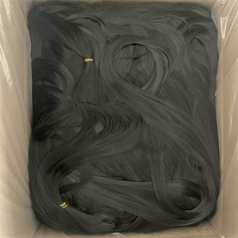 跨境热销手勾练习假发用处多样化一斤重原材料高温化纤丝厂家直销