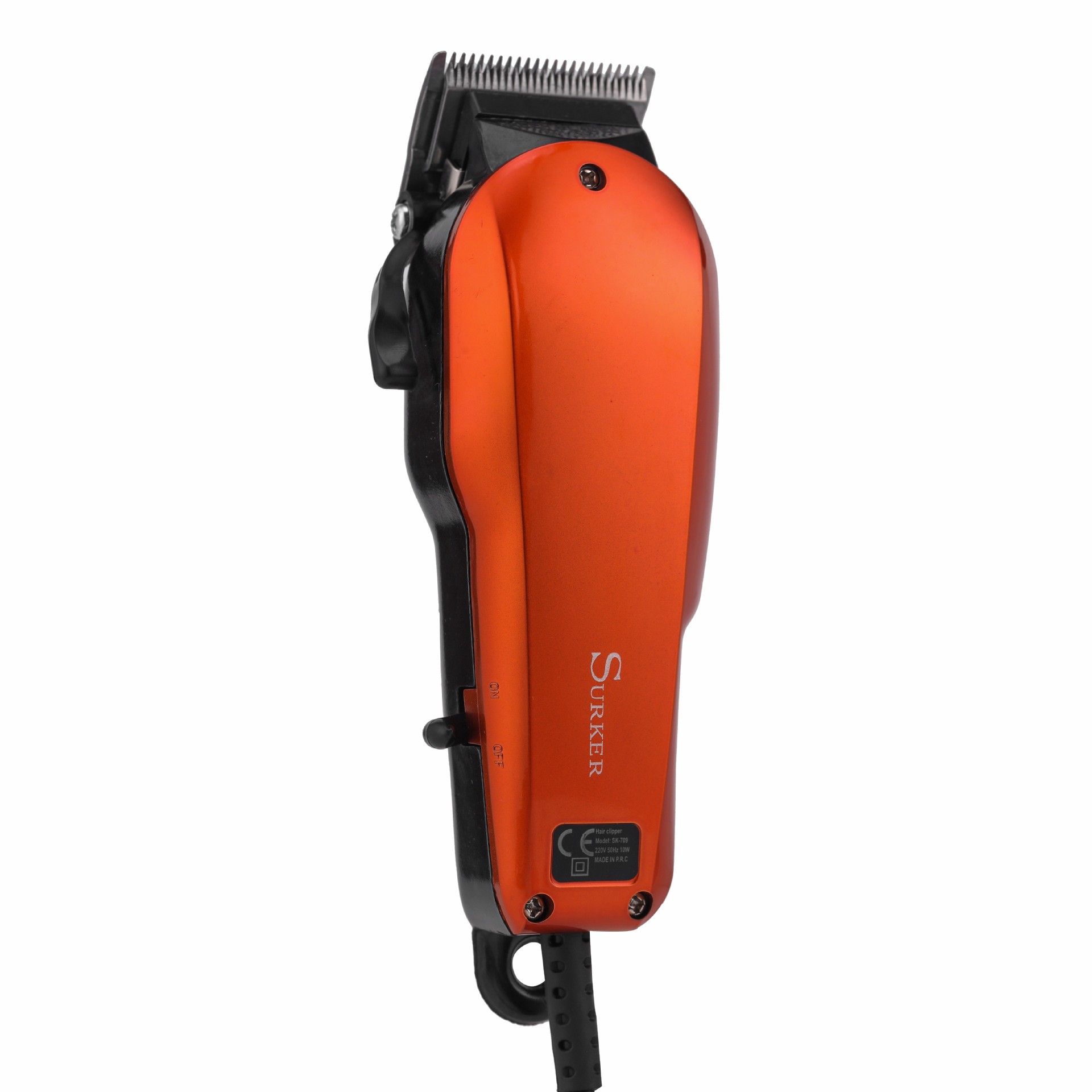 旭科电动理发器 圆插头式电推剪剃头刀低噪音带线电推子理发工具