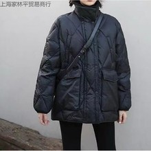 短款小个子轻薄款棉服2023年冬季新款女韩版简约面包服外套棉衣