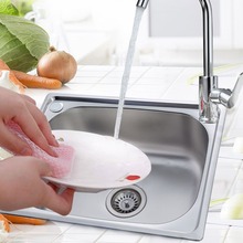 304不锈钢单双水槽厨房水池家用洗菜池大小号洗手洗菜碗盆