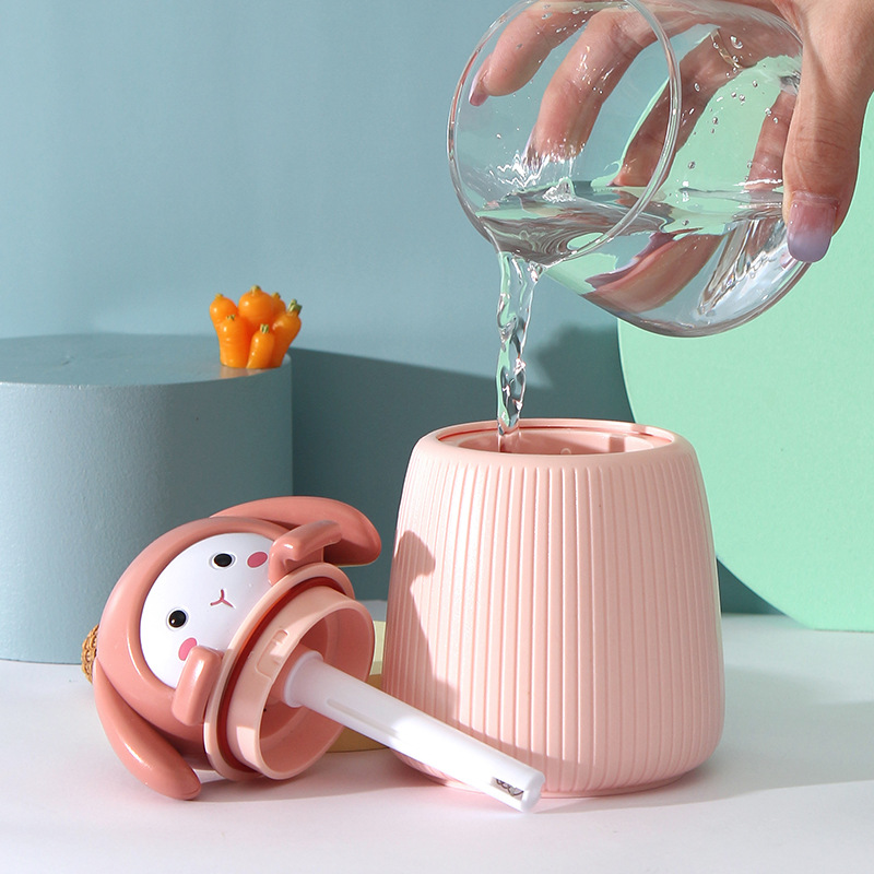 Cartoon Cute Pet Humidifier Mini Desktop Air Water Replenishing Instrument Small Household USB Dual-Gear Aromatherapy Humidifier