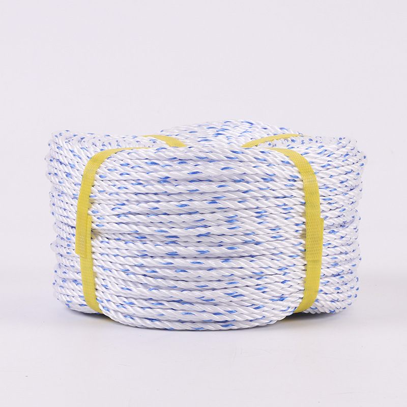 支持定制pp彩色亚麻绳高密度编制亚麻绳全新料船用亚麻绳厂家直销