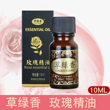 草绿香玫瑰精油10ml美容院洗浴中心推背按摩精油足浴用品