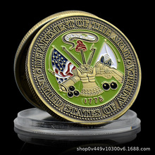 代发 跨境 美国青铜纪念幸运纪念章1盎司金属纪念币徽章