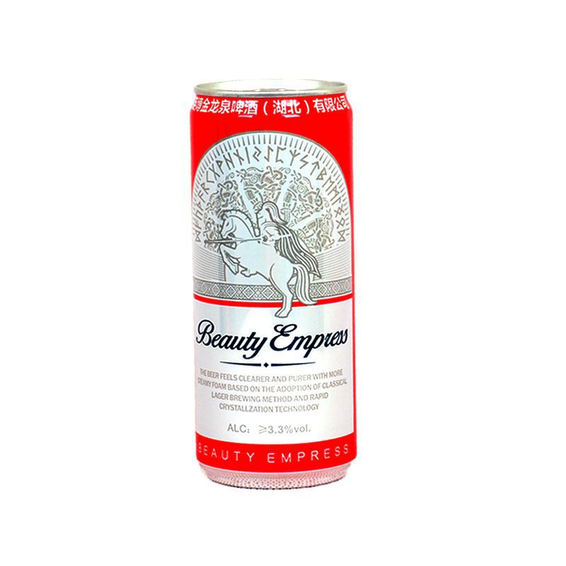 新日期 英博金龙泉啤酒9°310ml*24听听铝灌装整箱