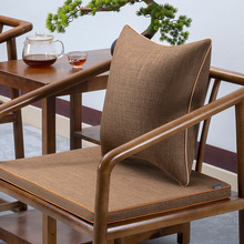 中式坐垫茶桌凳子椅子垫实木办公室海绵久坐屁垫红木圈椅座椅餐椅