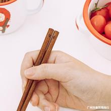 儿童筷子3岁6一12岁4宝宝训练筷家用2小孩学习练习短木筷