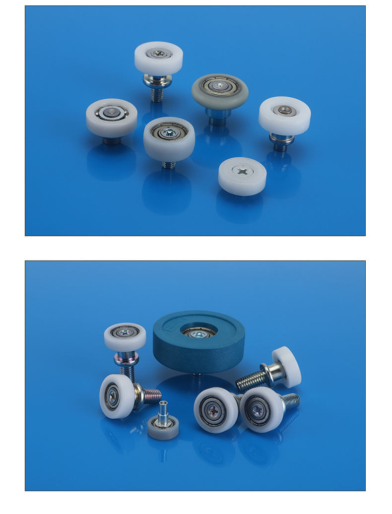 厂家供应 冰箱用轨道滚轮 抽屉冰箱导轨滑轮 推拉式滑轮 质量稳定