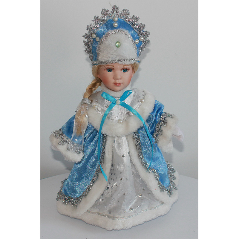 kevina出品30厘米俄罗斯雪娃雪姑娘洋娃娃圣诞礼品玩偶冬装娃娃