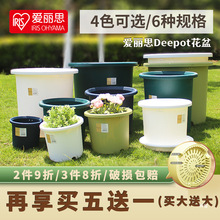 爱丽思Deepot深型月季铁线莲树脂花盆爱丽丝塑料加仑盆绣球控根盆