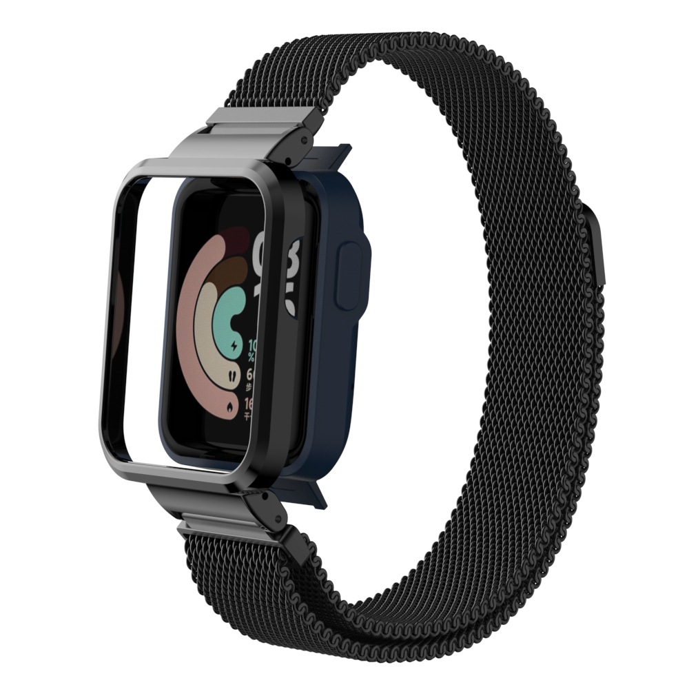 适用miwatch lite 红米手表米兰表带 redmi watch超值版金属框采购