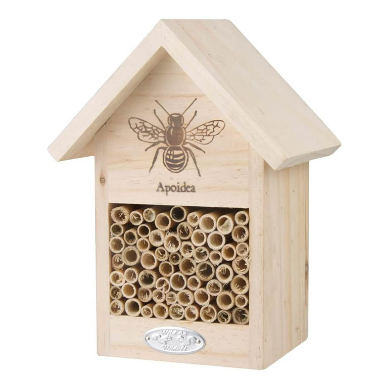 定制户外装饰木制昆虫蜜蜂蝴蝶屋 加工悬挂木质昆虫窝蜜蜂蝴蝶窝