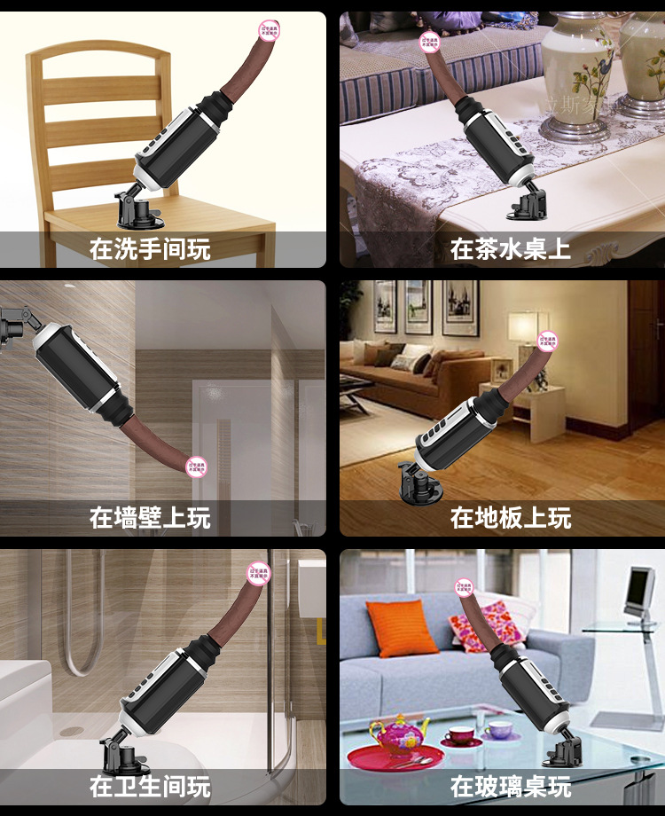 蒂贝超软假阴茎仿真自卫器加温炮机 女性性爱用品电动阳具伸缩棒