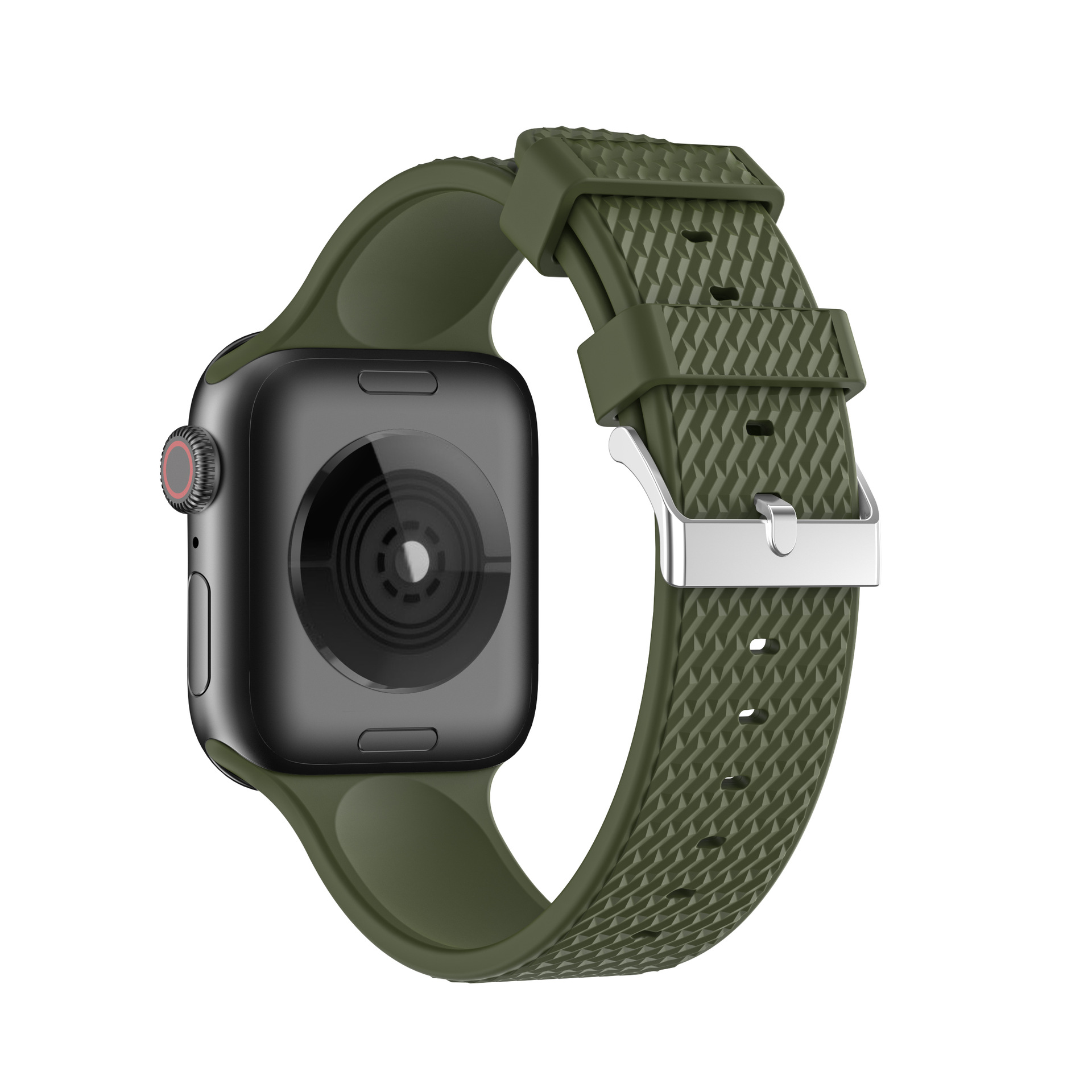 适用于apple watch series1~6代/ se苹果硅胶表带