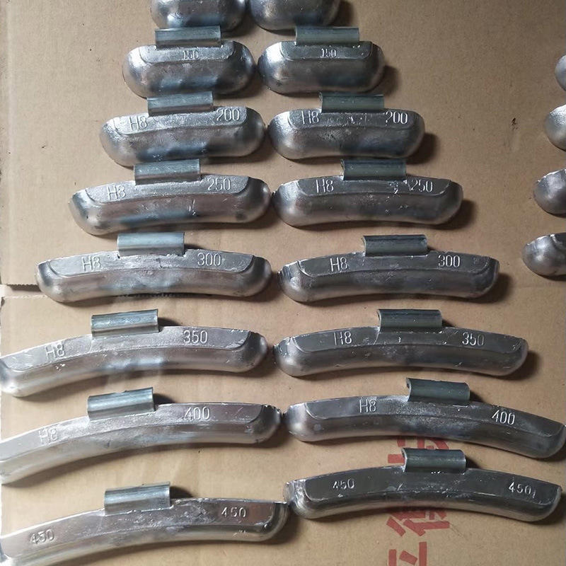 大车平衡块铅块中巴轻卡车轮动平衡铅块扣挂钩式轮毂配重铅块