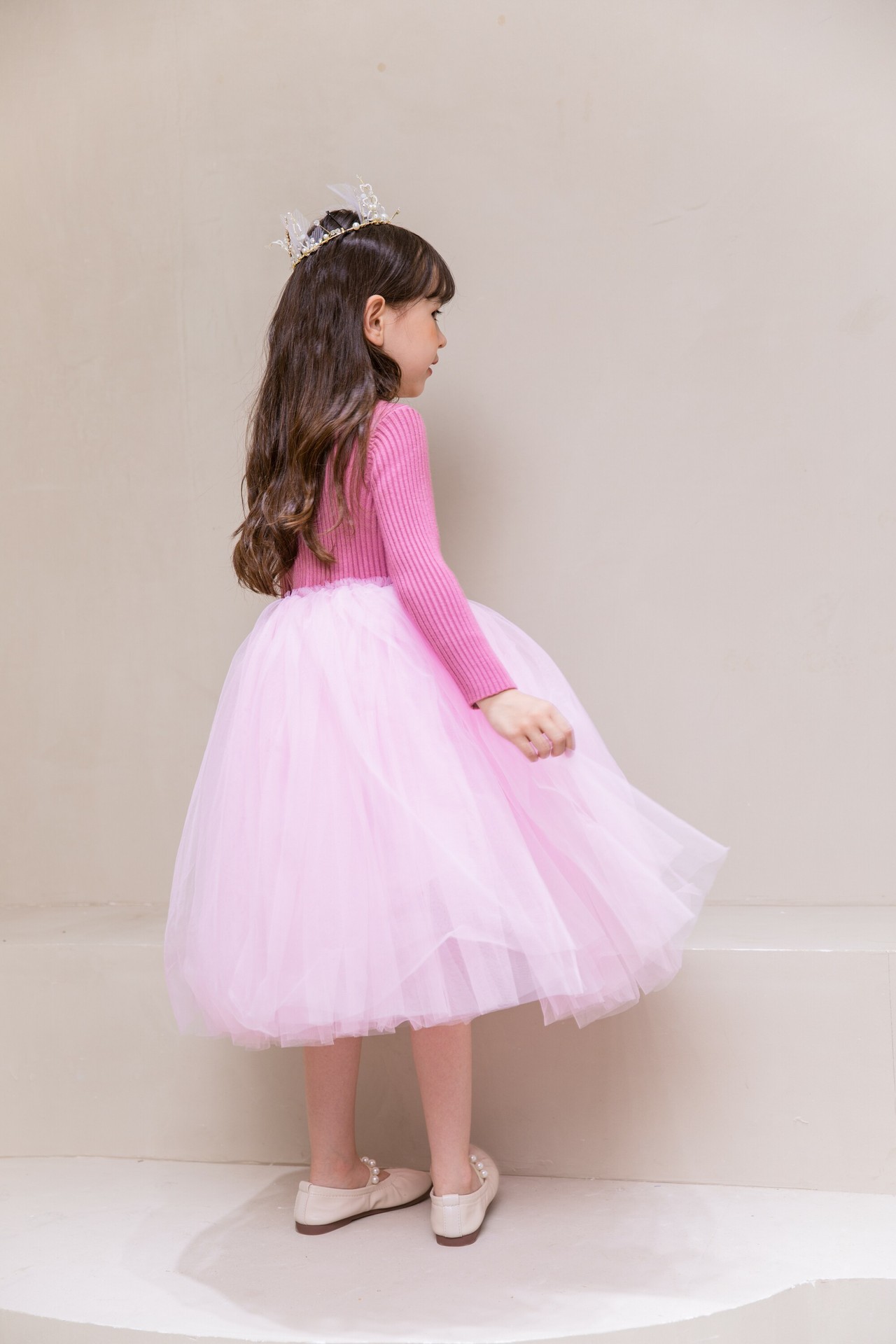 女童秋装洋气连衣裙宝宝4五5六6七7八九岁小女孩毛衣儿童公主裙子