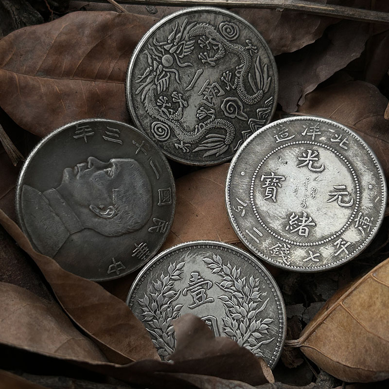 yt袁大头真品银元老银元民国三年大洋乡下回收一圆大头钱币古玩现