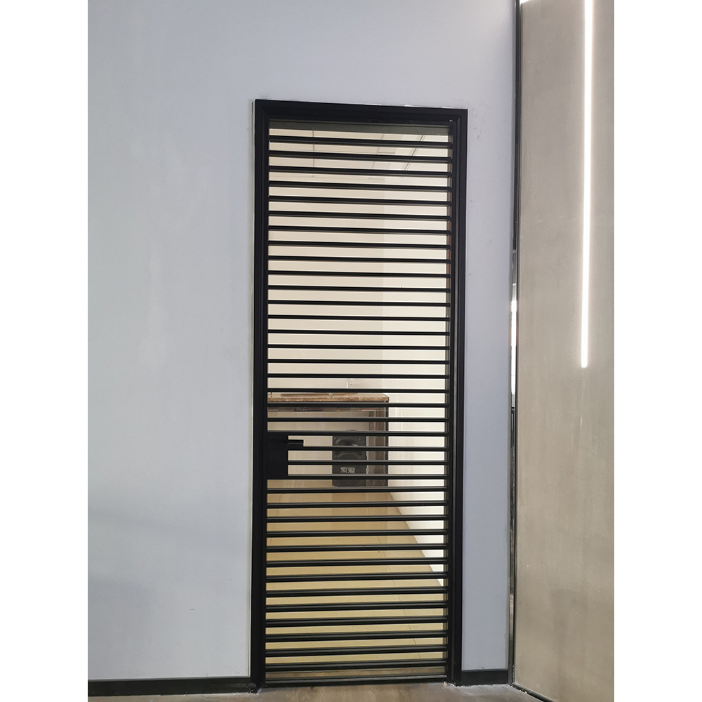 佛山源头厂家磁吸微门铝合金极窄浴室平开门卧室防盗隔音窄边门