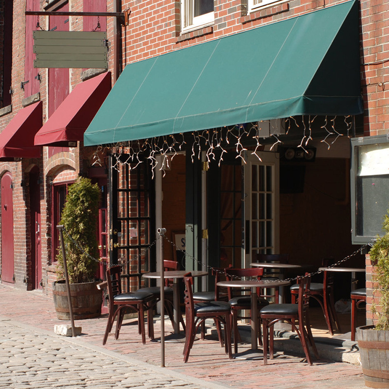 厂家批发遮阳棚伸缩式雨蓬商铺别墅阳台户外庭院遮阳伞法式固定篷