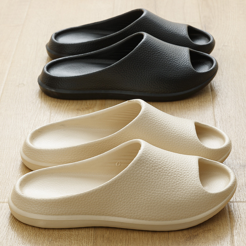 slip-on slippers for women summer new couple household outdoor bathroom bath hotel slippers for men one piece dropshipping