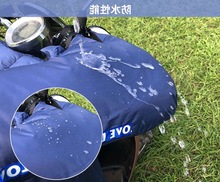 电动车保暖手套冬季踏板车防水防风加厚车把套摩托车手把套棉护手