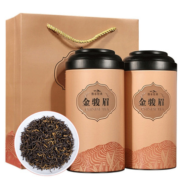 明前新茶金骏眉武夷高山蜜香金俊眉红茶铁罐装500g新年礼盒装