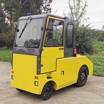 普尔夫重型座驾电动牵引车全封闭驾驶室空调暖风电瓶牵引拖车头