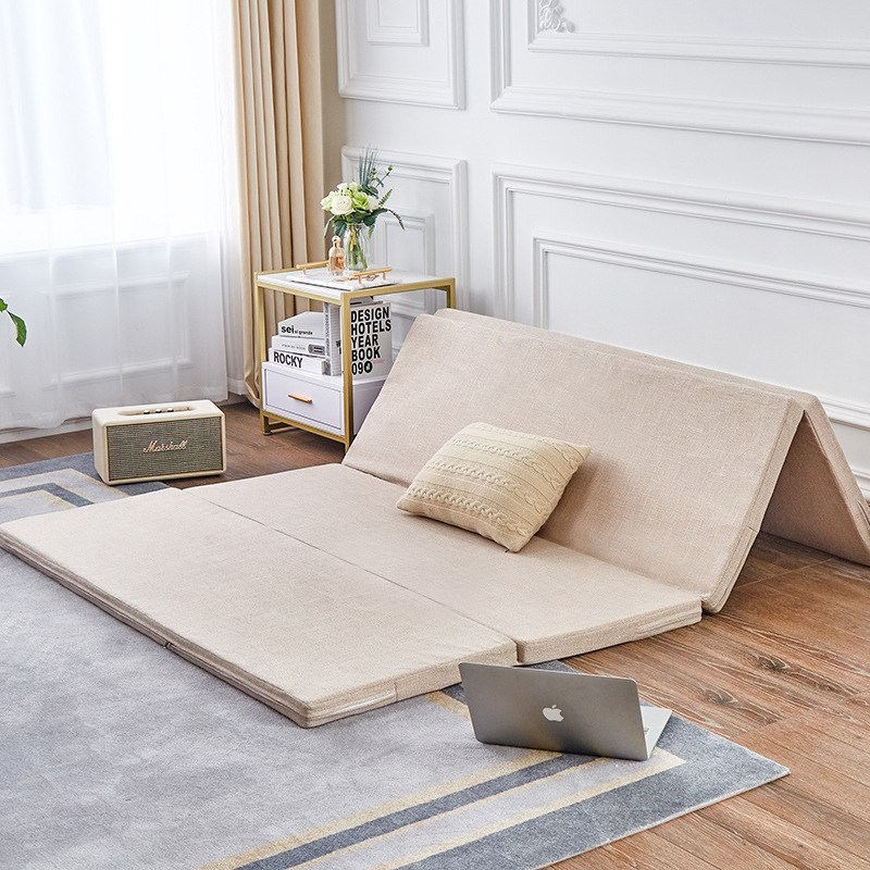 折叠床垫软垫午睡榻榻米海绵垫单人学生宿舍租房专用打地铺可