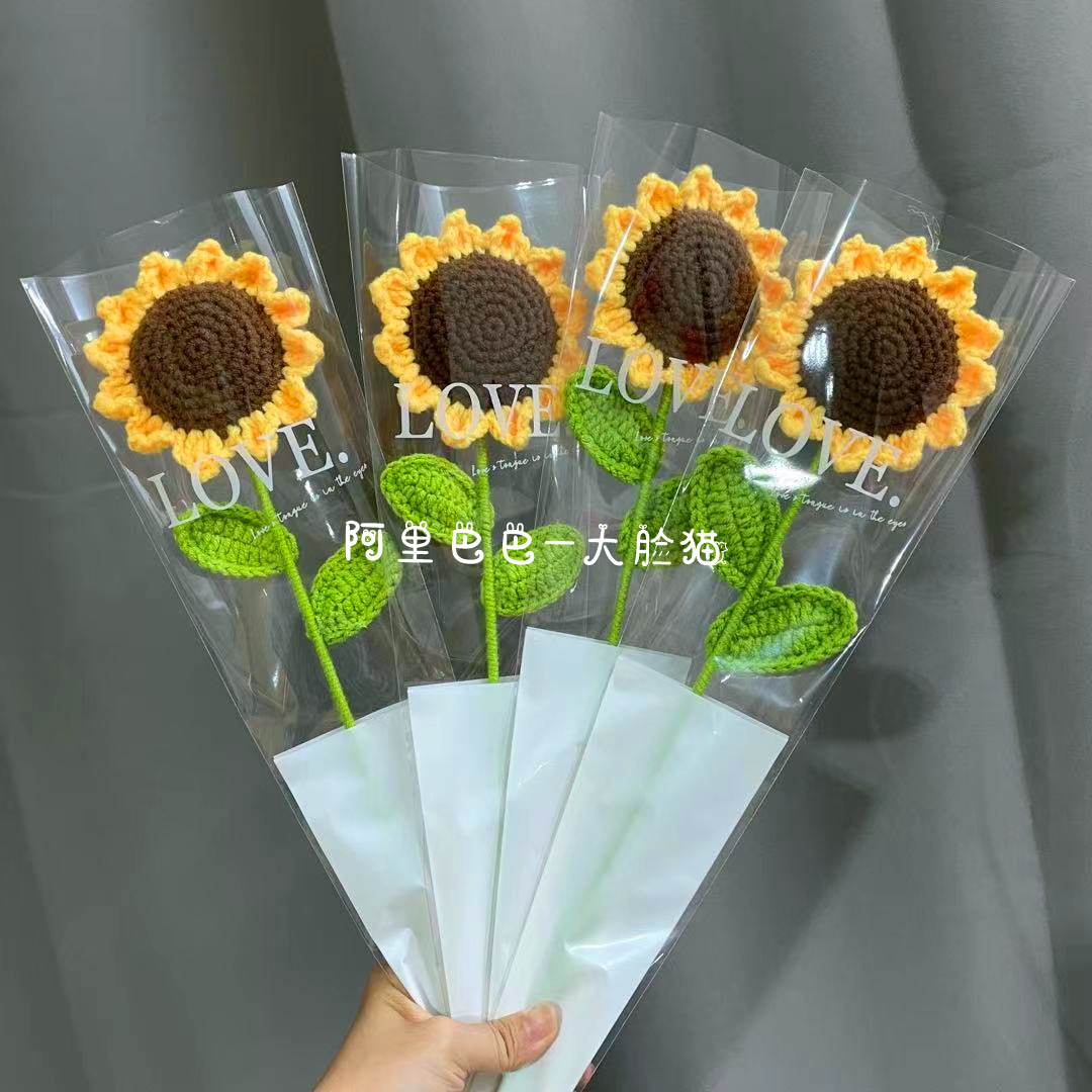 Finished Product Nordic Ornaments Dining Table Fake Flowers Artificial Flower Floral Decoration Sunflower Flower Valentine's Day Teacher's Day Gift