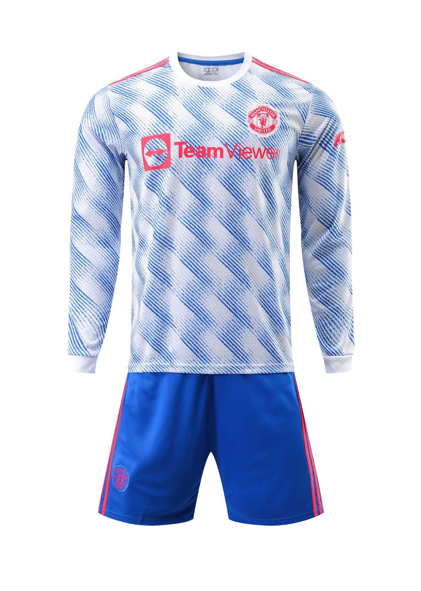 长袖足球服套装源头厂家欧冠俱乐部各球队比赛训练队服印字号球衣