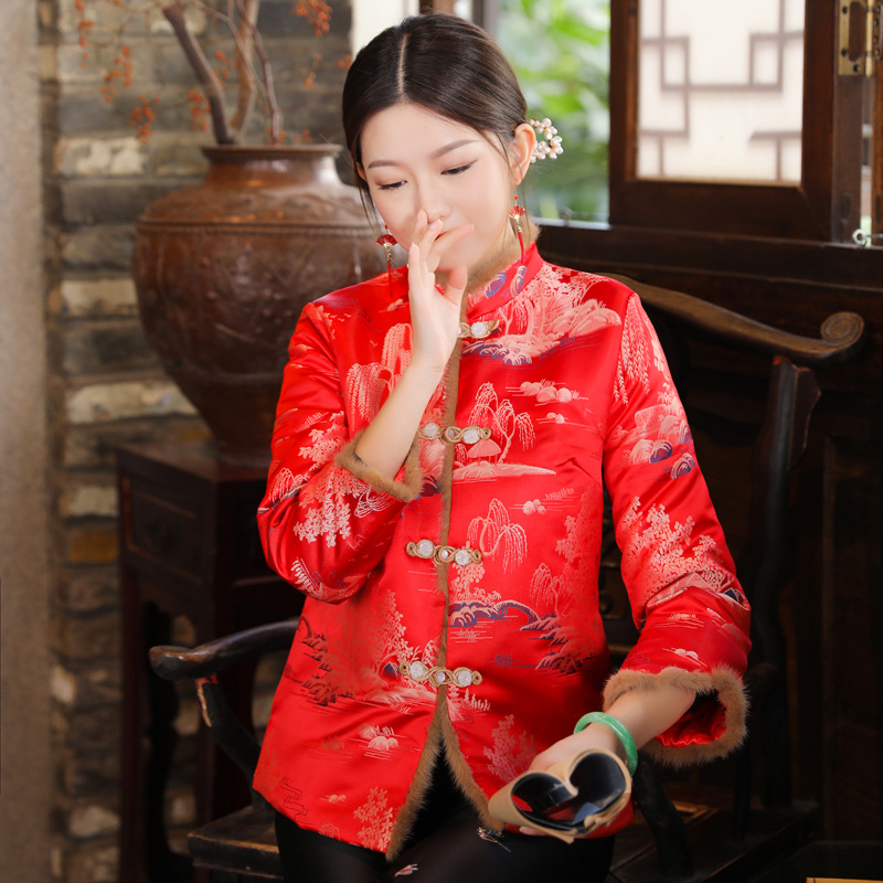 红棉袄唐装女-红棉袄唐装女厂家,品牌,图片,热帖-阿里巴巴