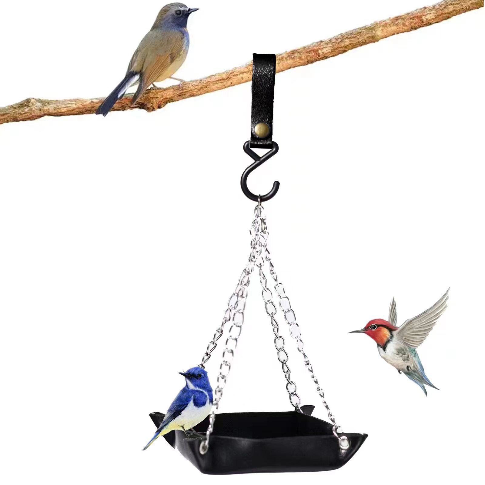 Cross-Border Bird Feeder Hummingbird Feeder Hummingbird Feeders Outdoor Courtyard Hanging Bird Feeder