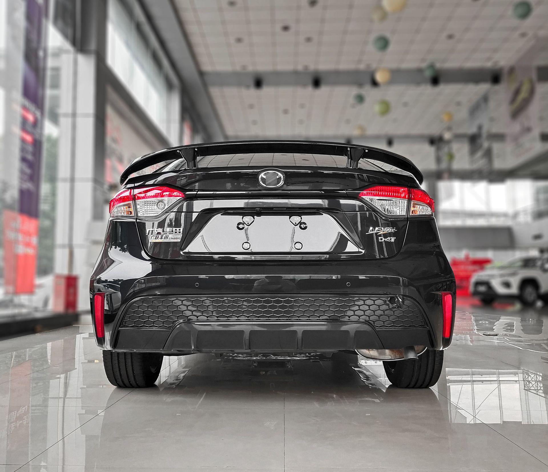 适用于2021款丰田雷凌改装前铲美版xse卡罗拉前唇尾翼小包围侧裙