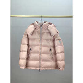 M家mairi冬季女款加厚保暖羽绒服柔软暖和面包服经典外套粉色潮牌