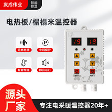 电热板榻榻米温控器3C标准电源线快速升温智能控温独立按钮温控器