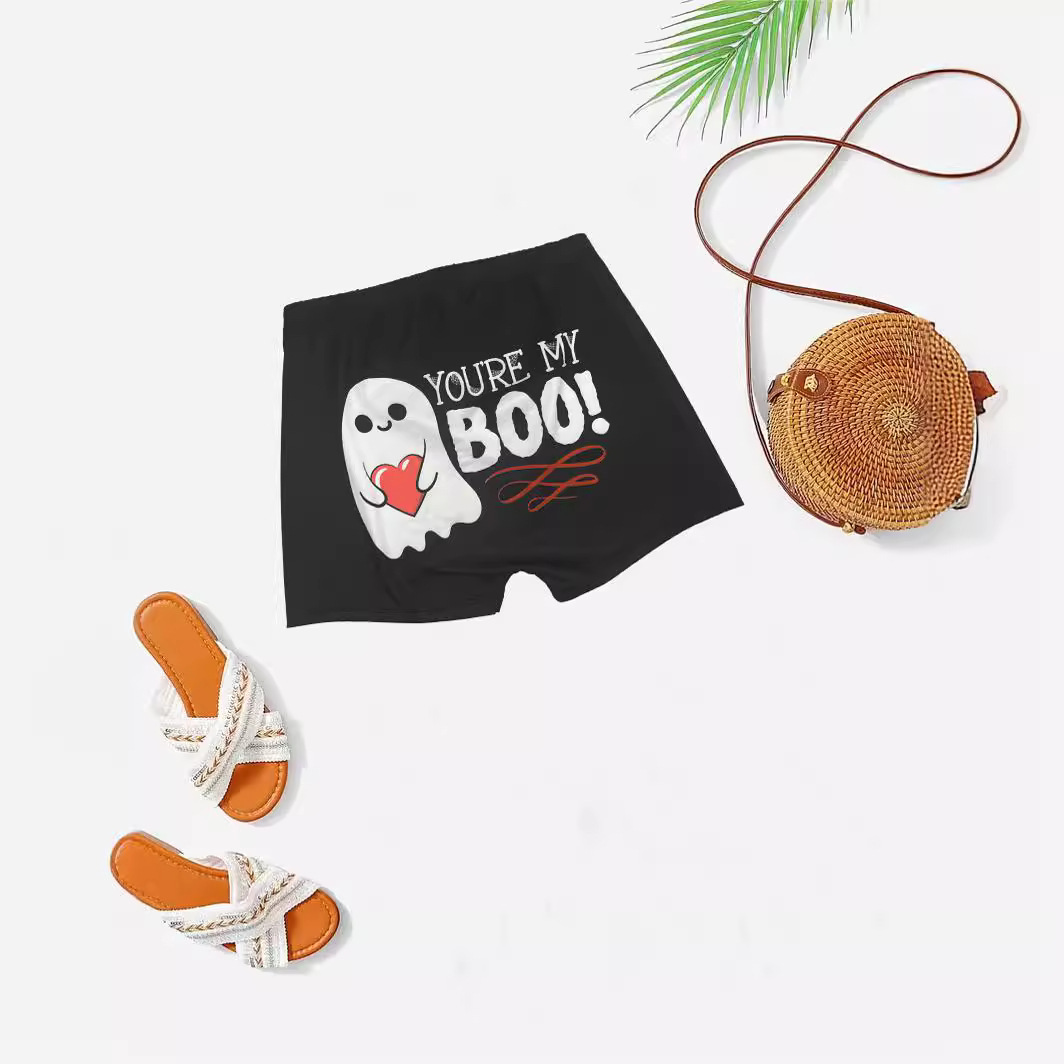 a340 现货 欧美女装热卖性感小鬼 字母印花紧身运动健美 短裤