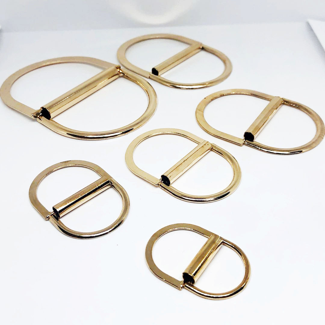 厂家直销金属双d扣日字扣 穿带穿绳d字扣 箱包背包背带调节纽扣