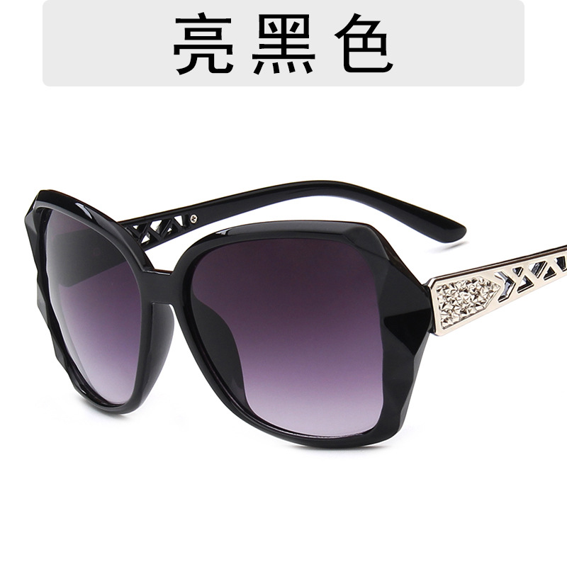 European and American Fashion Trendy Sunglasses Vintage with Large Rims Women's Sunglasses Internet-Famous Sunglasses Wholesale