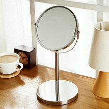 欧润哲镜子批发台式双面化妆镜桌面可放大高清双面镜旋转梳妆镜