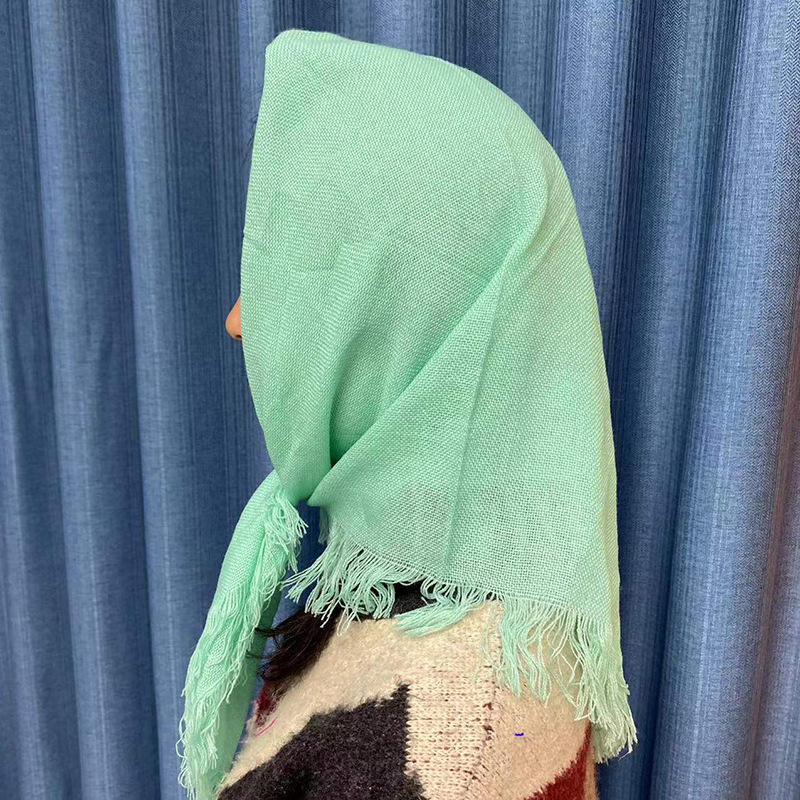 头巾女包头农村老太太围巾妇女下地干活方巾老人奶奶保暖四方头巾