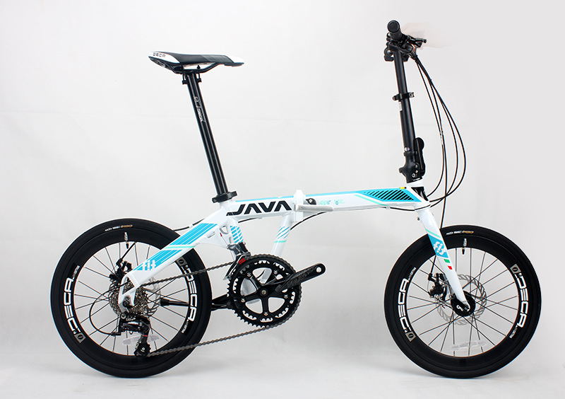 java佳沃fit折叠自行车18速双碟刹20寸折叠车小轮车mini便携单车