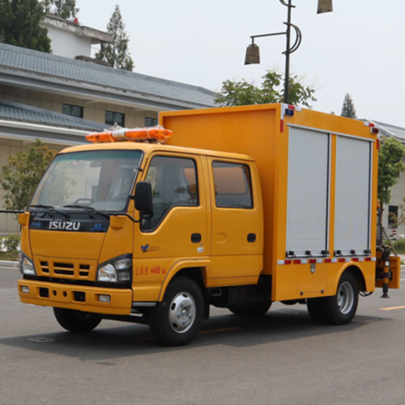 庆铃带吊抢险救援照明车防洪防汛救险车大流量排水应急工程抢险车