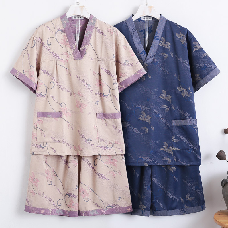 合逸衣 高档足浴汗蒸服 秋冬酒店浴衣按摩服 桑拿服浴场浴服 sm01