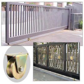 轨道轮v型h型u槽轮角铁滑轮轴承重型槽轮推拉门大铁导轨定t型轮子