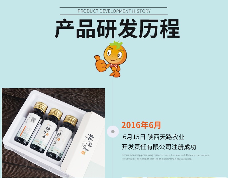 天露柿肺清柿子汁小瓶装水果汁柿子风味饮料10瓶/盒厂家直供 批发