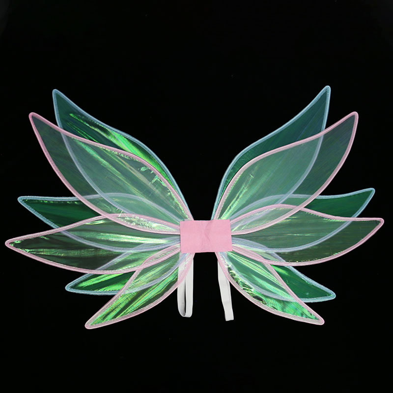 Zilin Festival Party Makeup Props Cartoon Characters Cos Dress up Two-Color Colorful Wings Game Same Style Wings