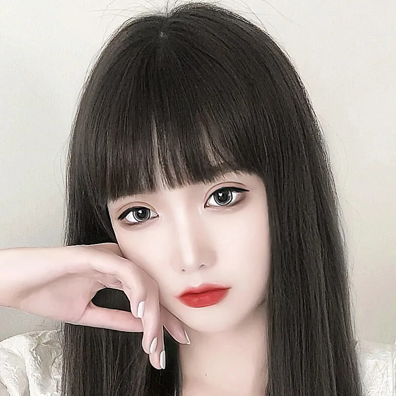 空气刘海假发片假发女齐刘海假刘海自然学生汉服超薄隐形厂家直销