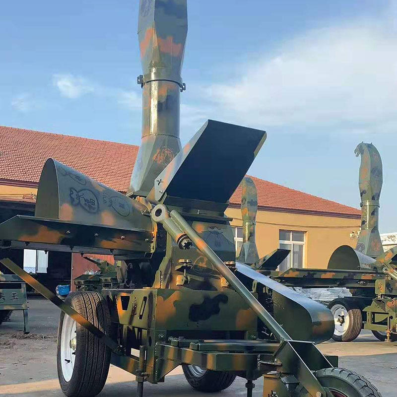 大型铡草机 虎头王高喷式铡草粉碎机 牛羊养殖饲料铡草揉丝机